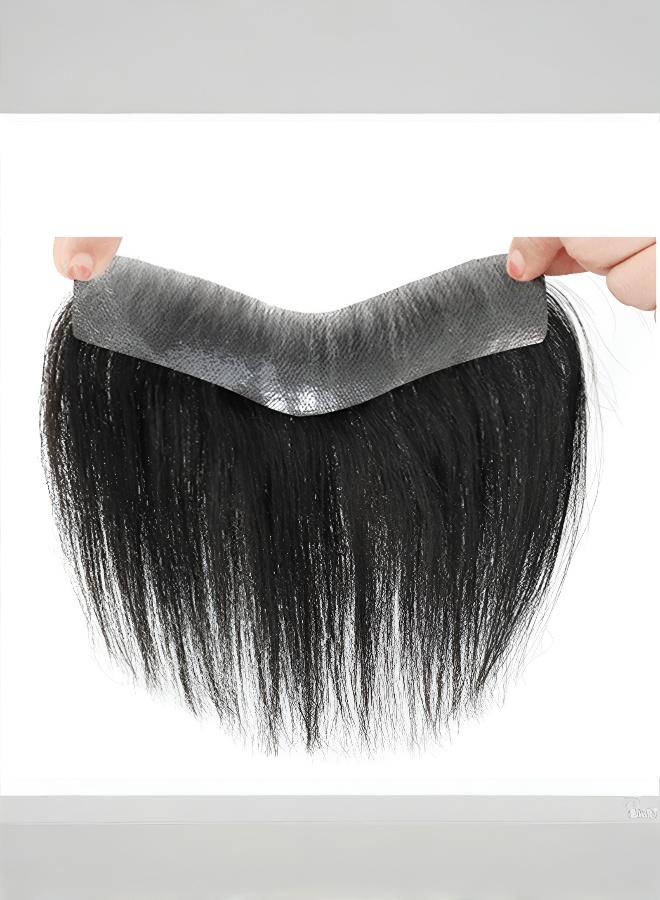 Men's Natural-Look Front Hairpiece for Thinning Hair - Image 2